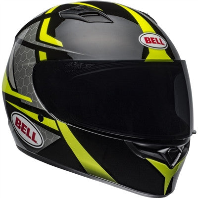 Bell Qualifier Full Face Helmet - Flare Gloss Black/Hi-Viz