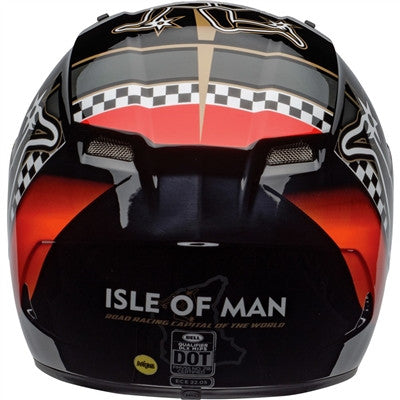Bell Qualifier DLX MIPS Full Face Helmet - Isle of Man 2020 Gloss Red/Black/White