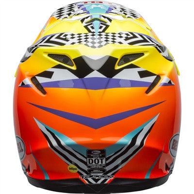 Bell 2020 Moto-9 MIPS Offroad Helmet - Tagger Breakout Gloss Orange/Yellow