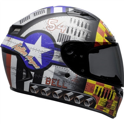 Bell Qualifier DLX MIPS Full Face Helmet - Devil May Care 2020 Matte Grey