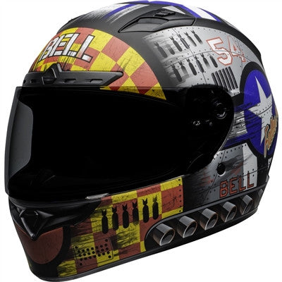 Bell Qualifier DLX MIPS Full Face Helmet - Devil May Care 2020 Matte Grey