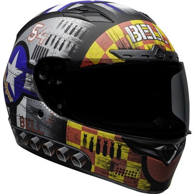 Bell Qualifier DLX MIPS Full Face Helmet - Devil May Care 2020 Matte Grey
