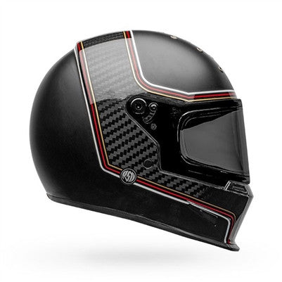 Bell Eliminator Carbon Full Face Helmet - RSD The Charge Matte/Gloss Black