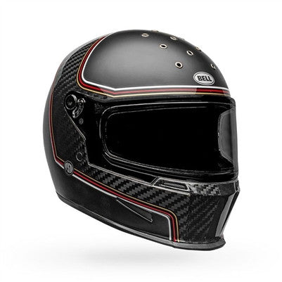 Bell Eliminator Carbon Full Face Helmet - RSD The Charge Matte/Gloss Black