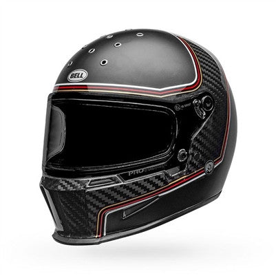Bell Eliminator Carbon Full Face Helmet - RSD The Charge Matte/Gloss Black