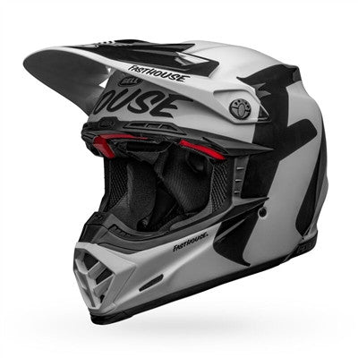 Bell Moto-9 Flex Fasthouse Newhall Offroad Helmet - Gloss White/Black
