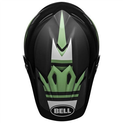Bell Moto-9 MIPS Prophecy Offroad Helmet - Matte Black/Dark Green