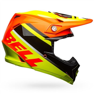 Bell Moto-9 MIPS Prophecy Offroad Helmet - Gloss Yellow/Orange/Black