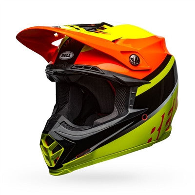 Bell Moto-9 MIPS Prophecy Offroad Helmet - Gloss Yellow/Orange/Black