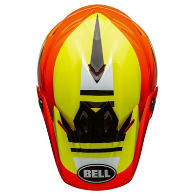 Bell Moto-9 MIPS Prophecy Offroad Helmet - Gloss Yellow/Orange/Black