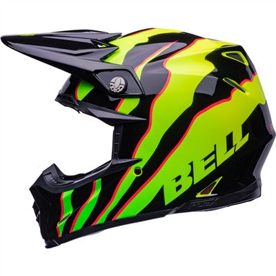 Bell Moto-9S Flex Claw Offroad Helmet - Black/Green