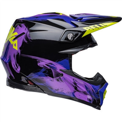 Bell Moto-9S Flex Slayco Offroad Helmet - Black/Purple