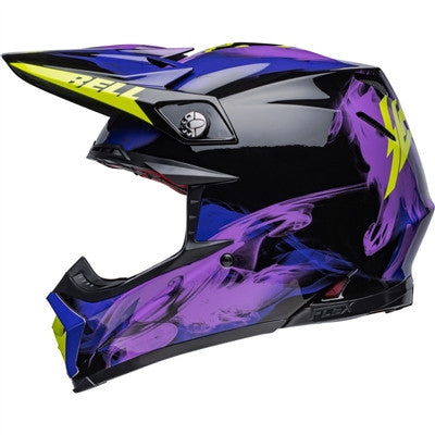 Bell Moto-9S Flex Slayco Offroad Helmet - Black/Purple