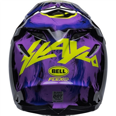 Bell Moto-9S Flex Slayco Offroad Helmet - Black/Purple
