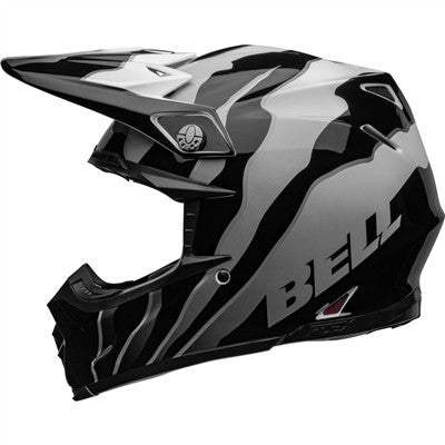 Bell Moto-9S Flex Claw Offroad Helmet - Black/White