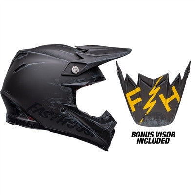 Bell Moto-9S Flex Fasthouse Mojave Offroad Helmet - Matte Black/Gray