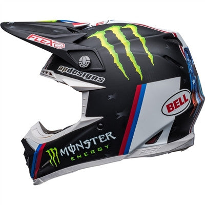 Bell Moto-9S Flex Tomac Replica 22 Offroad Helmet - Matte Black/White