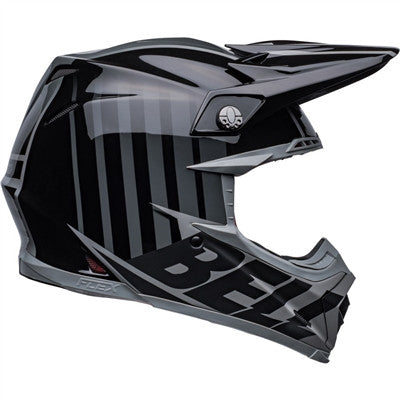 Bell Moto-9S Flex Sprint Offroad Helmet - Matte/Gloss Black/Gray
