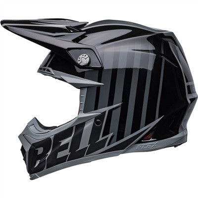 Bell Moto-9S Flex Sprint Offroad Helmet - Matte/Gloss Black/Gray