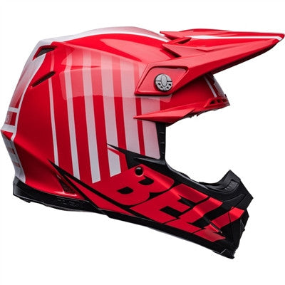 Bell Moto-9S Flex Sprint Offroad Helmet - Matte/Gloss Red/Black