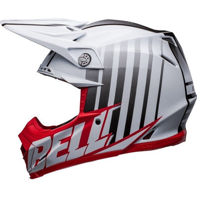 Bell Moto-9S Flex Sprint Offroad Helmet - Matte/Gloss White/Red