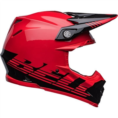 Bell Moto-9 MIPS Louver Offroad Helmet - Black/Red