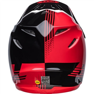 Bell Moto-9 MIPS Louver Offroad Helmet - Black/Red