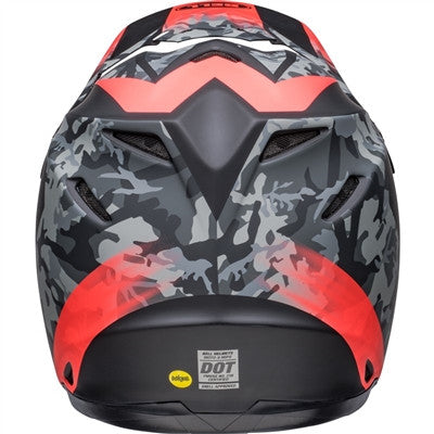 Bell Moto-9 MIPS Venom Matte Offroad Helmet - Matte Black Camo/Infrared
