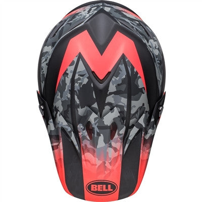 Bell Moto-9 MIPS Venom Matte Offroad Helmet - Matte Black Camo/Infrared