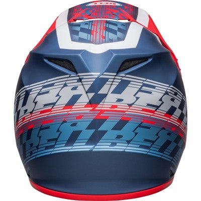 Bell MX-9 MIPS Offset Offroad Helmet - Matte Metallic Blue/White