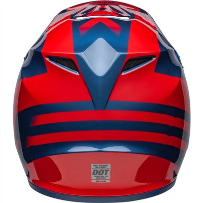 Bell MX-9 MIPS Disrupt Offroad Helmet - True Blue/Red