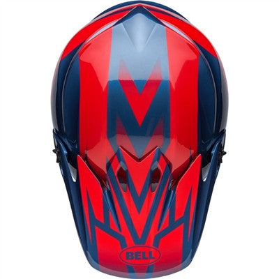Bell MX-9 MIPS Disrupt Offroad Helmet - True Blue/Red