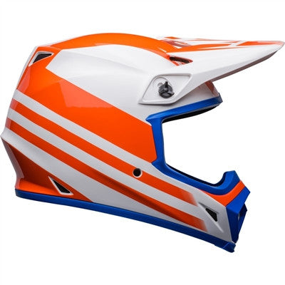 Bell MX-9 MIPS Disrupt Offroad Helmet - White/Orange