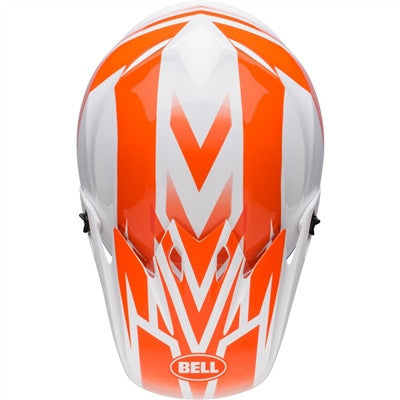 Bell MX-9 MIPS Disrupt Offroad Helmet - White/Orange