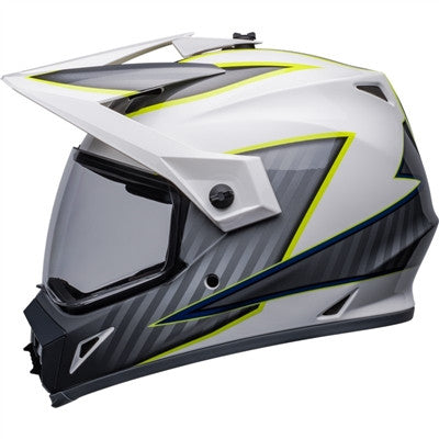 Bell MX-9 ADV MIPS Dalton Offroad Helmet - White/Hi-Viz Yellow