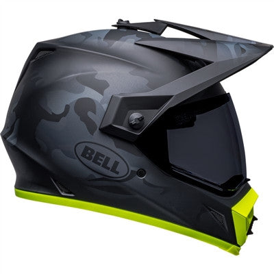 Bell MX-9 ADV MIPS Stealth Offroad Helmet - Mat Camo Black/Hi Viz