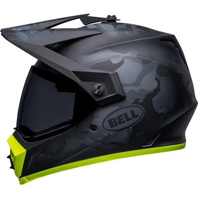 Bell MX-9 ADV MIPS Stealth Offroad Helmet - Mat Camo Black/Hi Viz