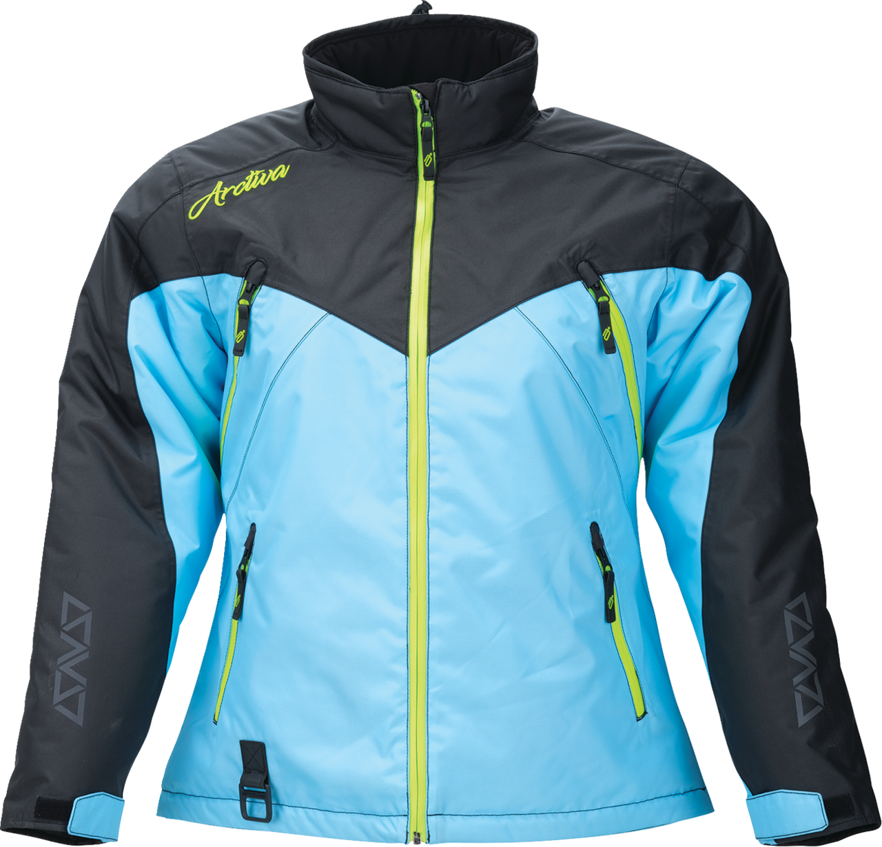 Arctiva Womens Pivot 7 Snow Jacket Black/Light Blue