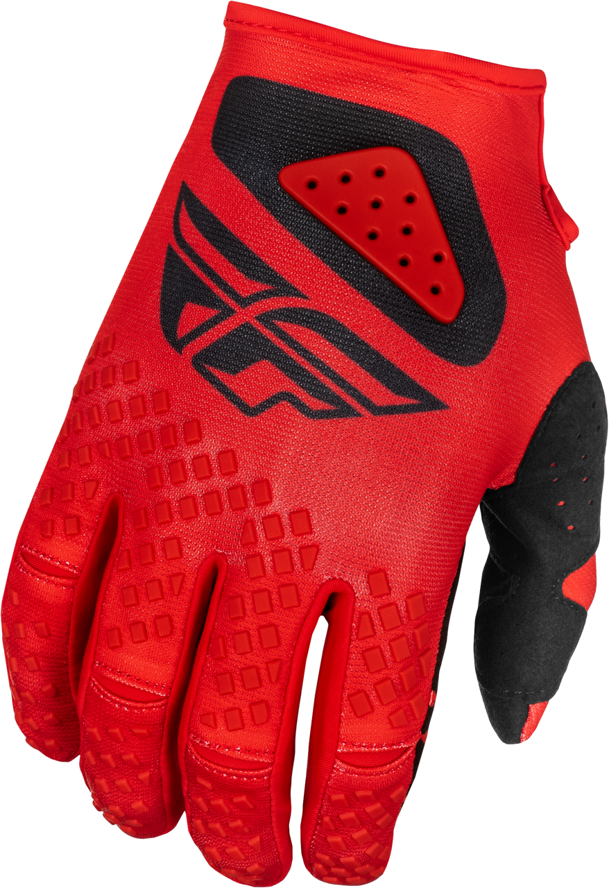 FLY Racing 2025 Youth Kinetic Center Gloves Red/Black