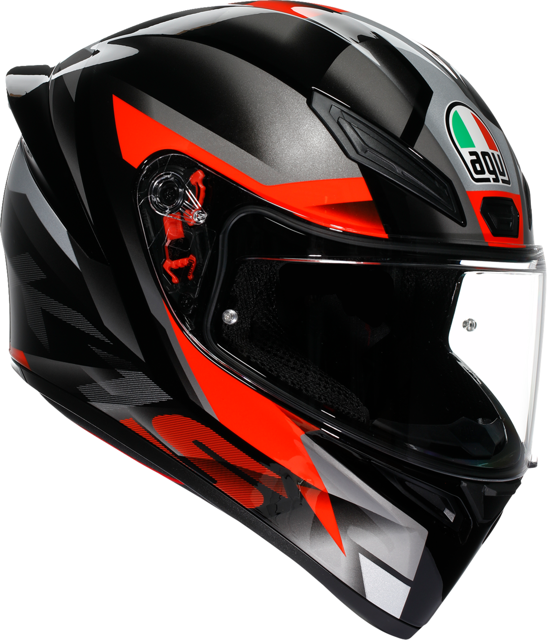 AGV K1 S Full Face Helmet Fastlap Black/Gray/Red