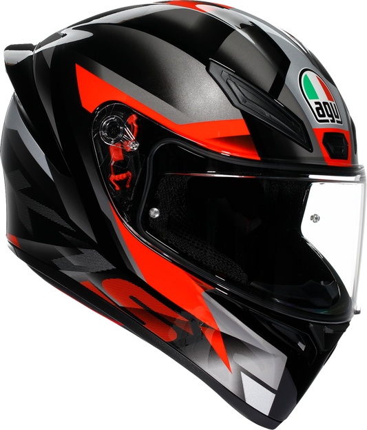 AGV K1 S Full Face Helmet Fastlap Black/Gray/Red