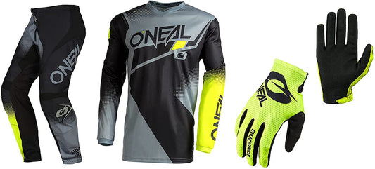 O'NEAL Element Racewear Yellow Jersey Pant Gloves Combo