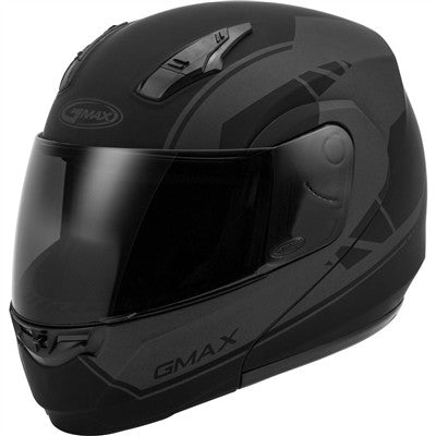 GMAX 2019 MD-04 Article Modular Helmet - Matte Black/Grey
