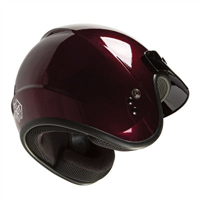 GMAX OF-2 Open-Face Helmet - Wine Red