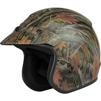 GMAX Youth OF-2Y Open-Face Helmet - Leaf Camo