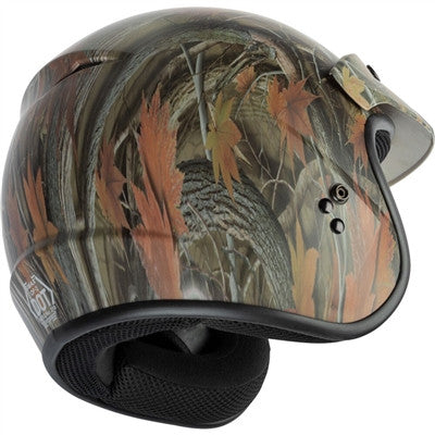 GMAX Youth OF-2Y Open-Face Helmet - Leaf Camo