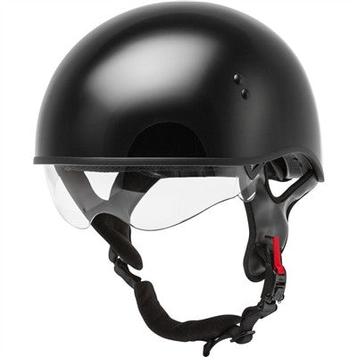 GMAX HH-65 Half Helmet - Naked Black