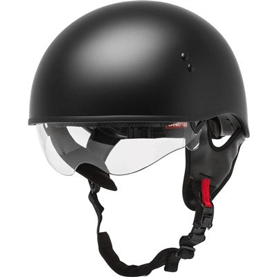 GMAX HH-65 Half Helmet - Naked Matte Black