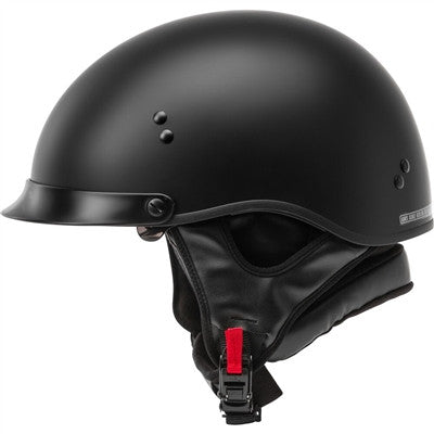 GMAX HH-65 Half Helmet - Full Dressed Matte Black