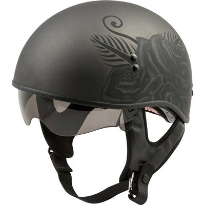 GMAX 2019 GM-65 Devotion Half Helmet - Matte Black/Silver